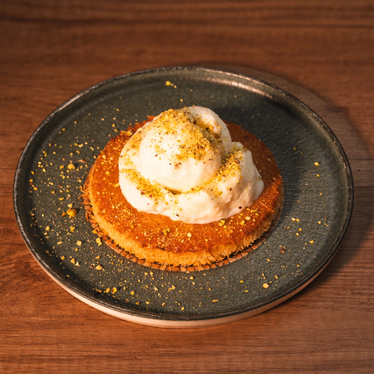 Kunefe With Ice Cream