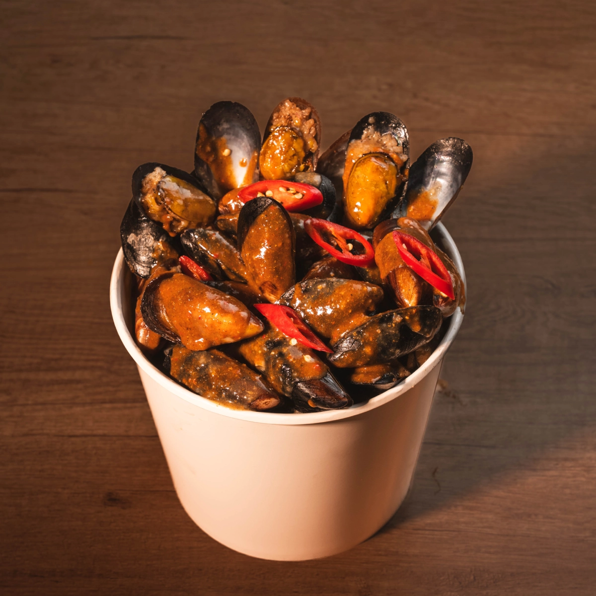 Mussels With Spicy Sauce 50 pcs